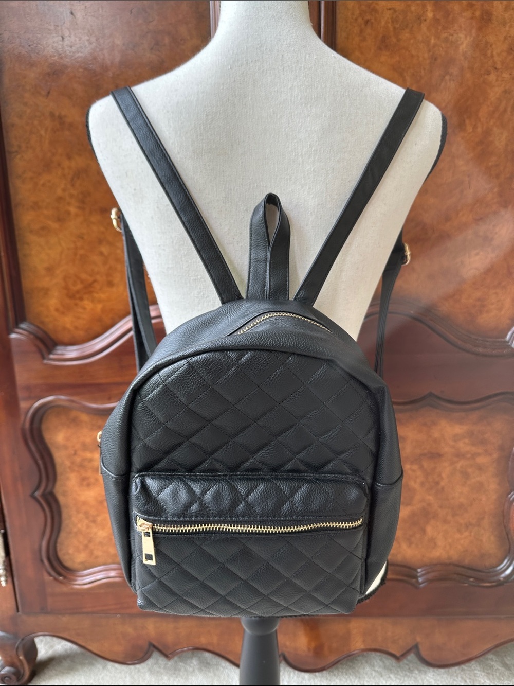 Charlotte Russe Quilted Mini Backpack
